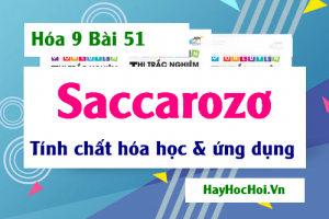 Saccarozơ trạng thái tự nhiên, Tính chất hóa học và Ứng dụng của Saccarozơ - Hóa 9 bài 51